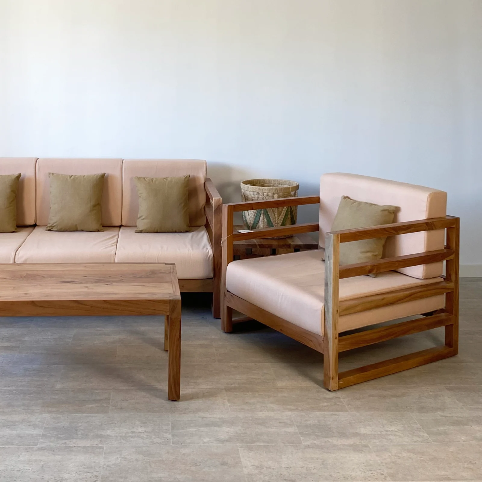 Sillón 1 plaza jardín madera acacia FORMENTERA - Imagen 8