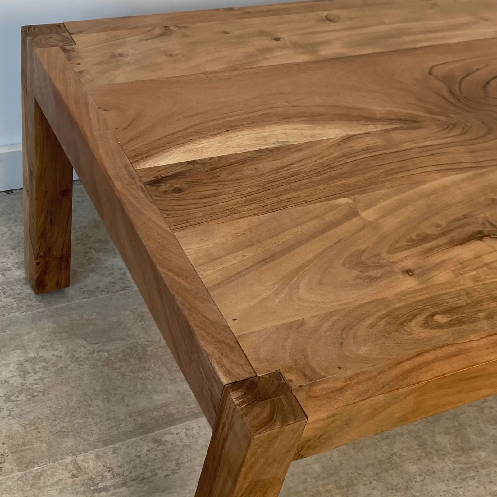 Mesa centro jardín madera acacia FORMENTERA - Imagen 6