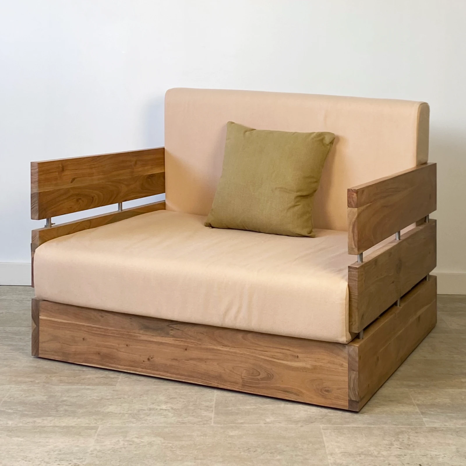 Sillón 1 plaza jardín madera acacia ALTEA