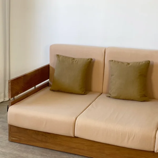 Sofá 3 plazas jardín madera acacia ALTEA