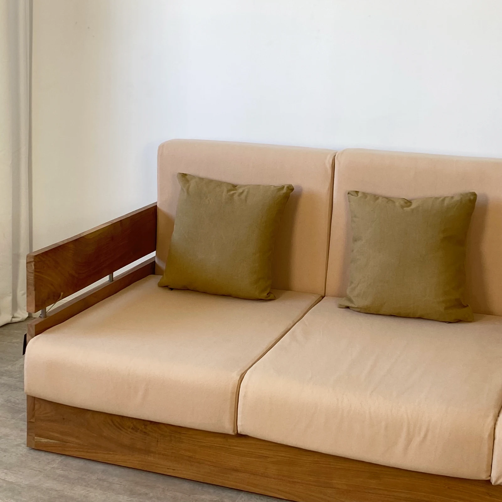 Sofá 3 plazas jardín madera acacia ALTEA - Imagen 2