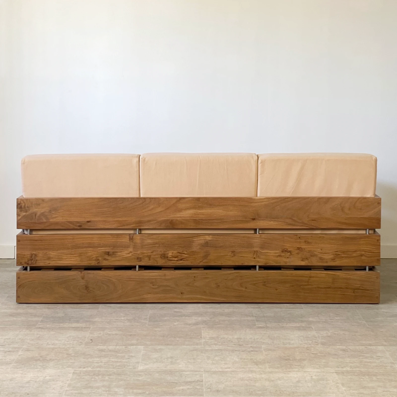 Sofá 3 plazas jardín madera acacia ALTEA - Imagen 4