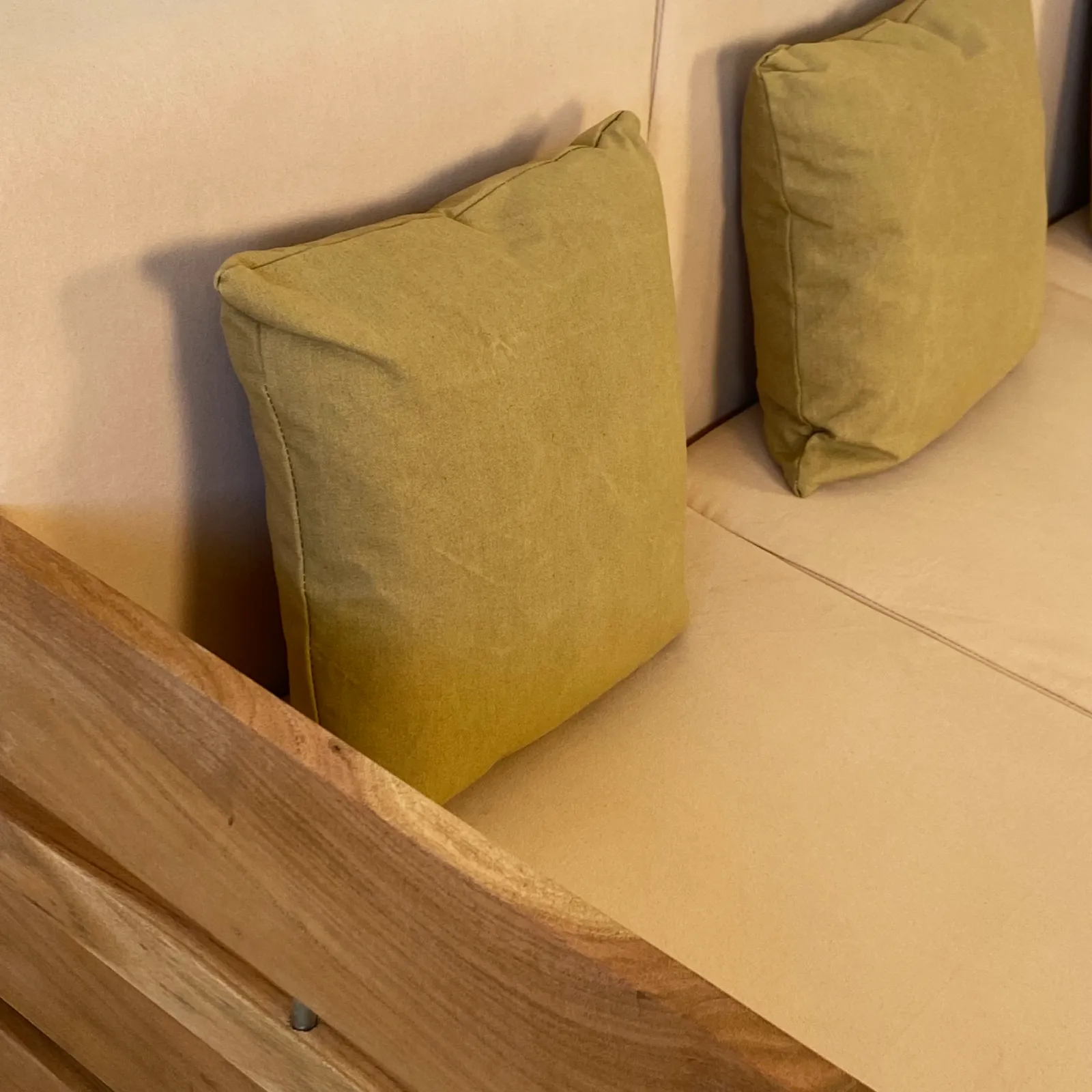 Sofá 3 plazas jardín madera acacia ALTEA - Imagen 5