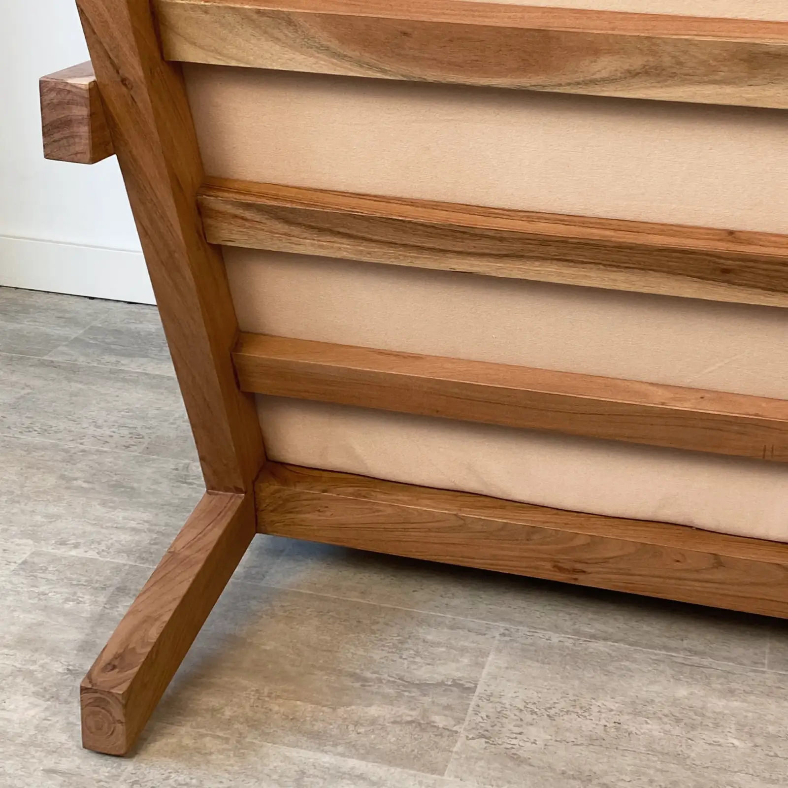 Sillón 1 plaza jardín madera acacia BALI - Imagen 5