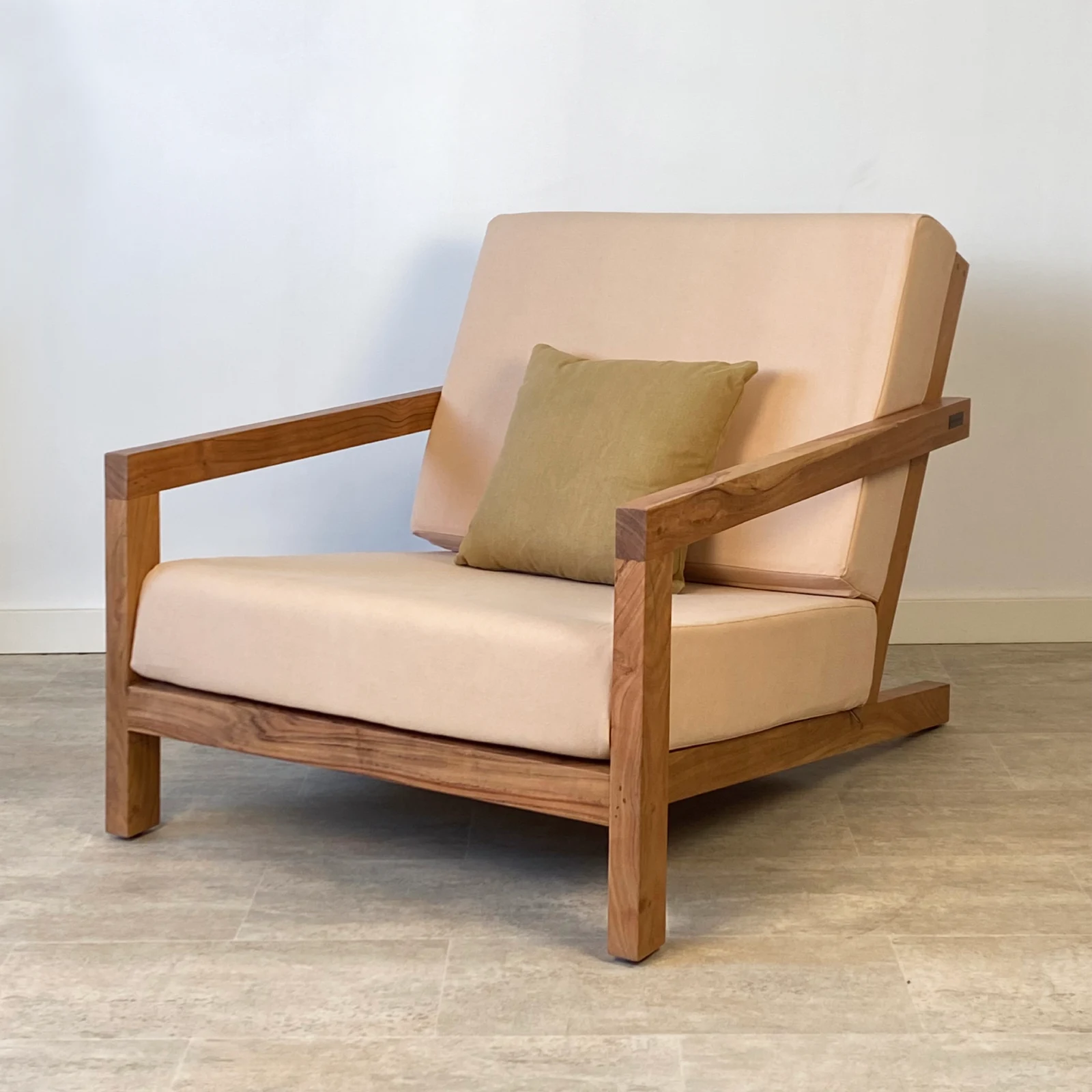 Sillón 1 plaza jardín madera acacia BALI