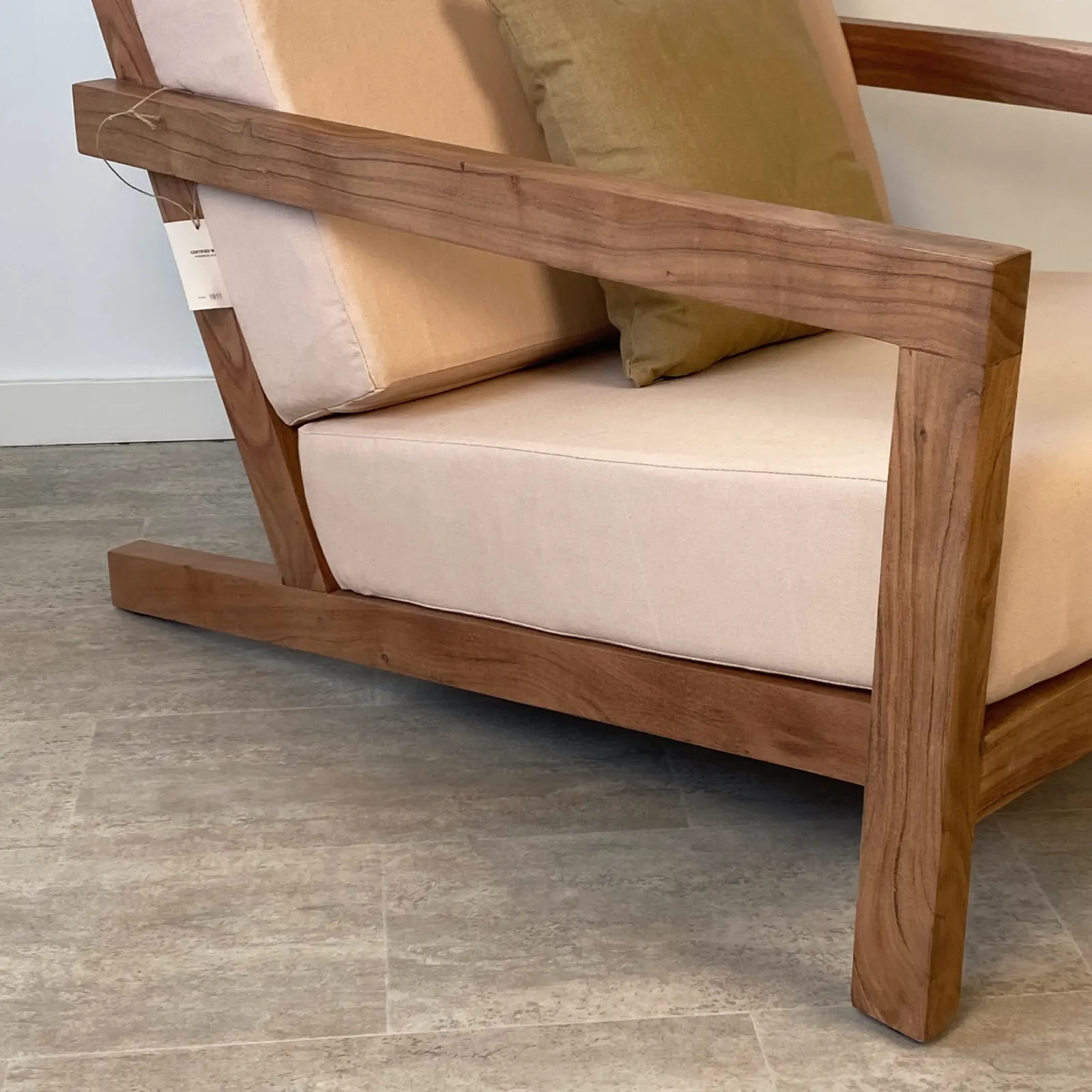 Sillón 1 plaza jardín madera acacia BALI - Imagen 7