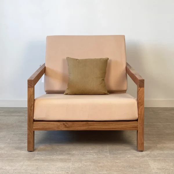 Sillón 1 plaza jardín madera acacia BALI