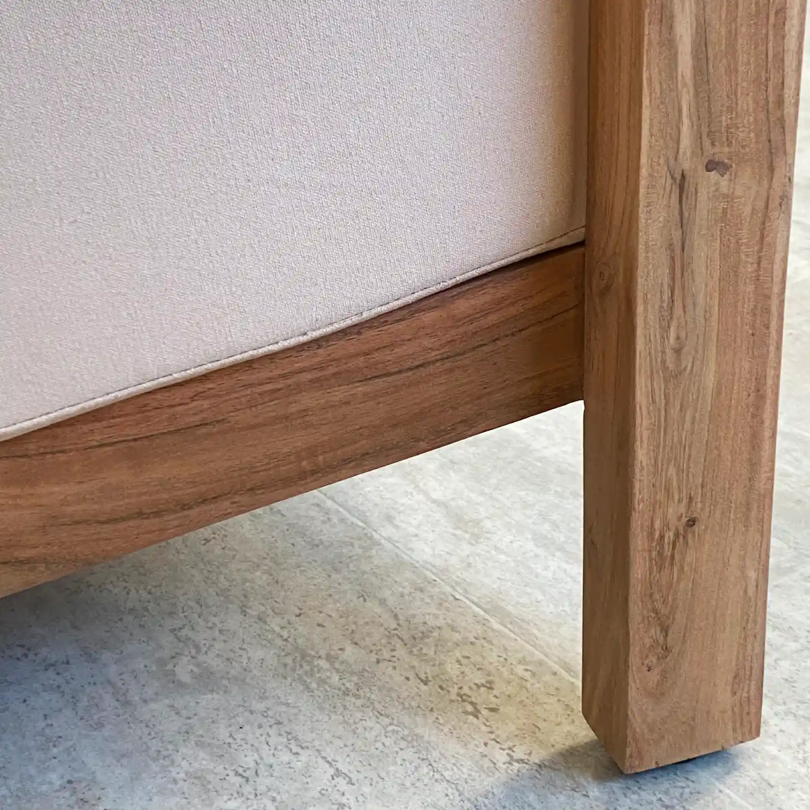 Sofá 3 plazas jardín madera acacia BALI - Imagen 5