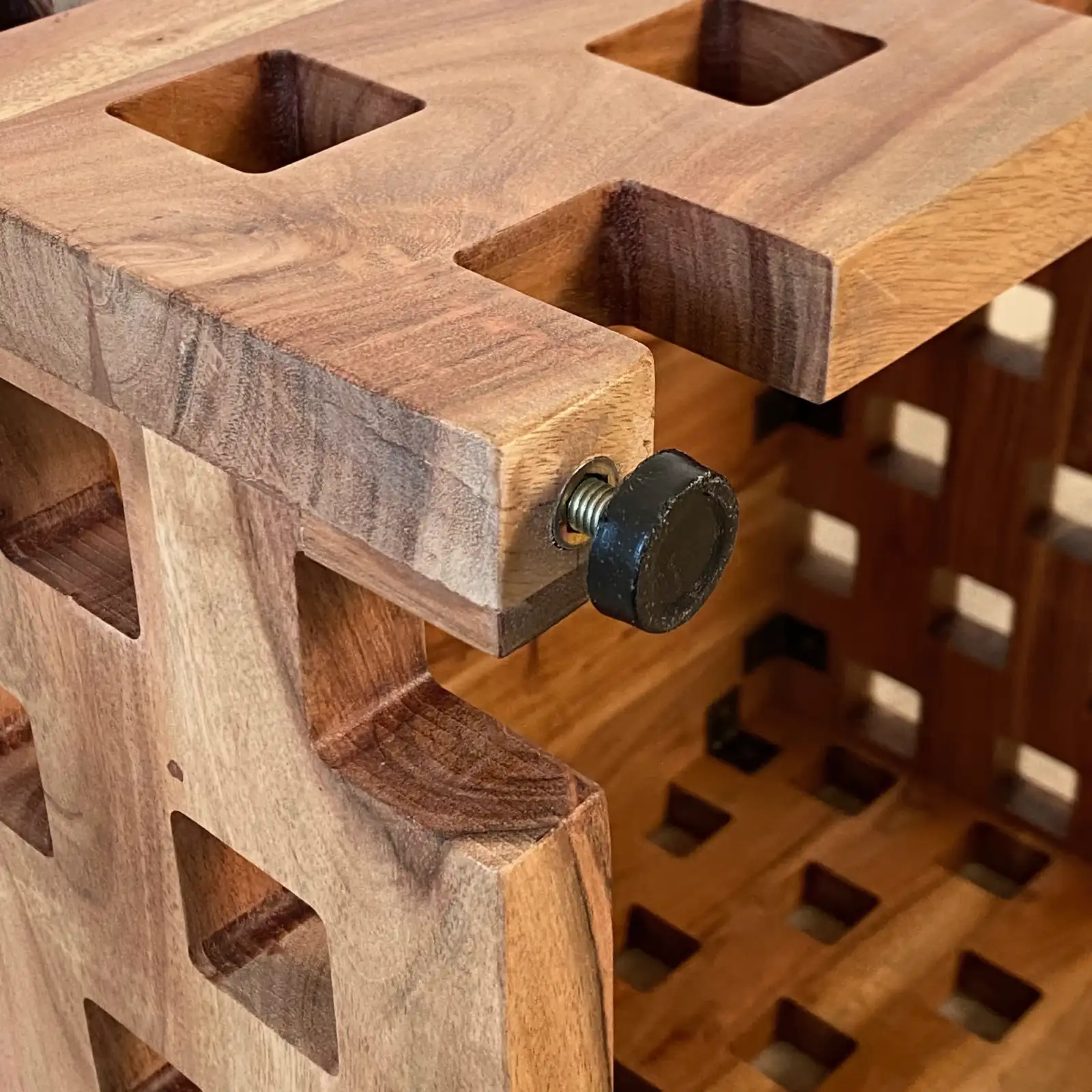 Mesa auxiliar jardín madera acacia BALI - Imagen 6