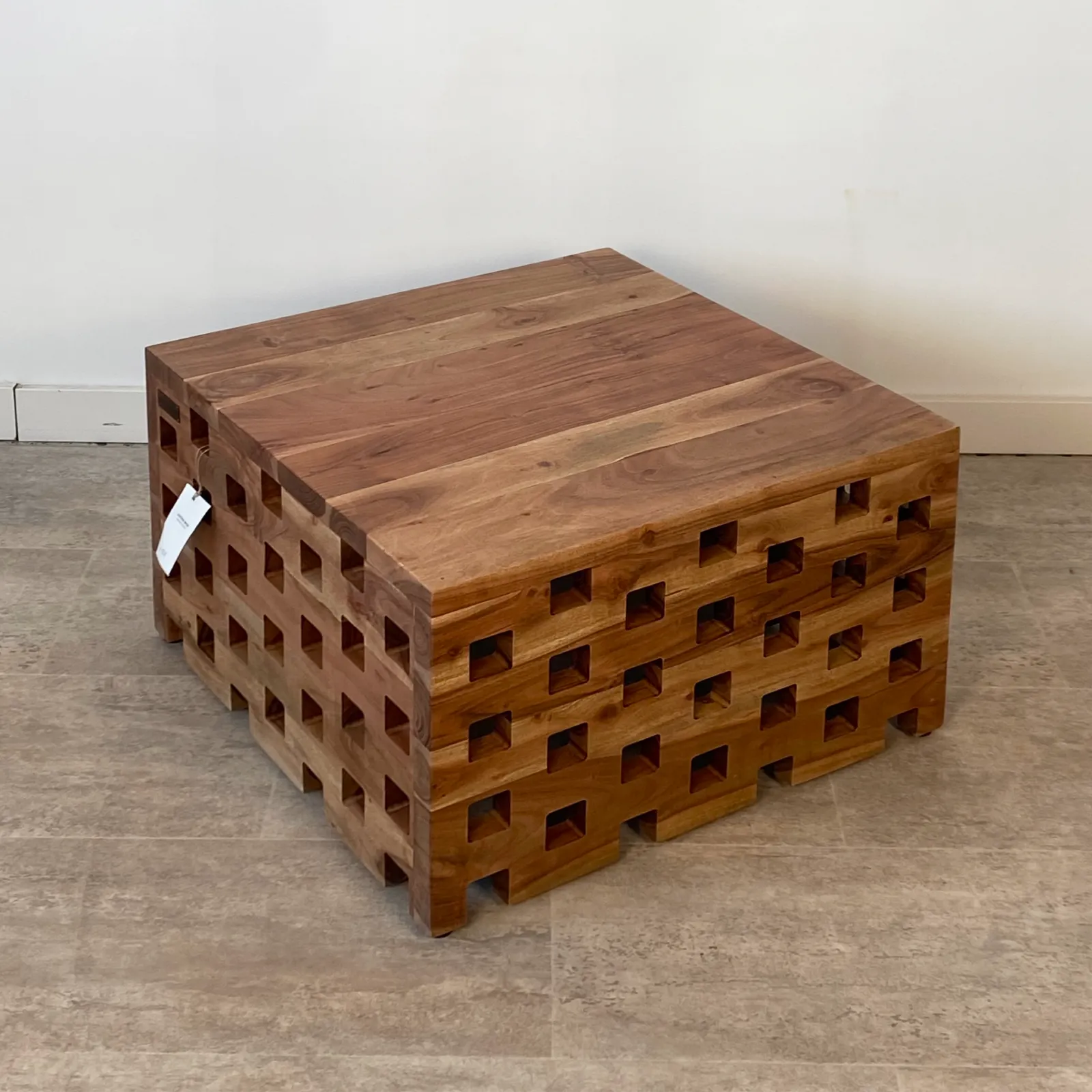 Mesa auxiliar jardín madera acacia BALI - Imagen 3