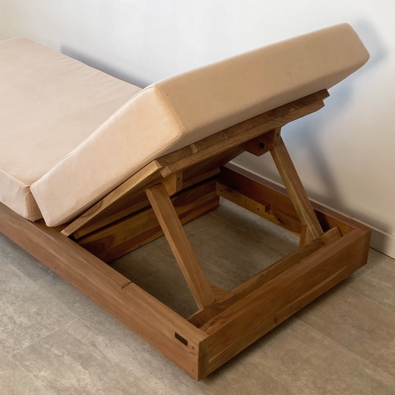 Tumbona regulable jardín madera acacia BALI - Imagen 4