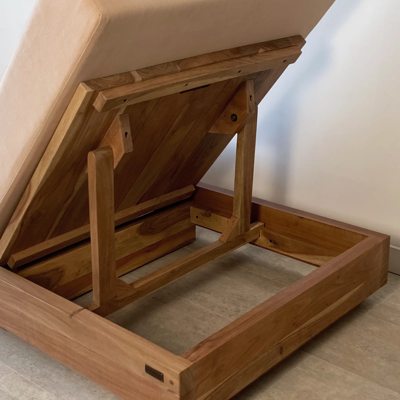 Tumbona regulable jardín madera acacia BALI - Imagen 5