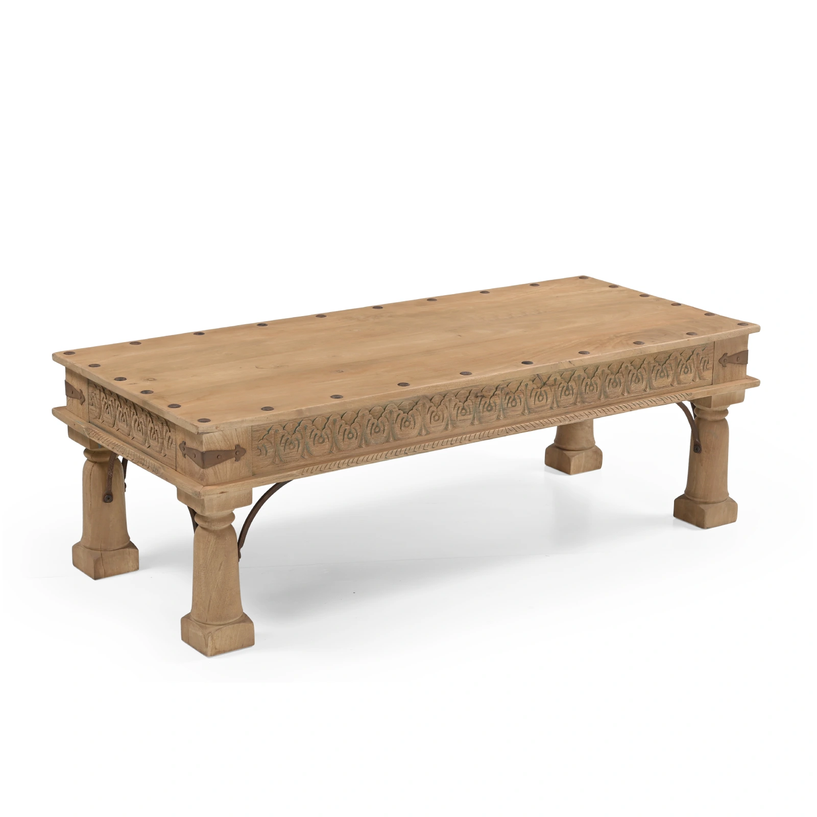 Mesa centro madera mango ANTIC