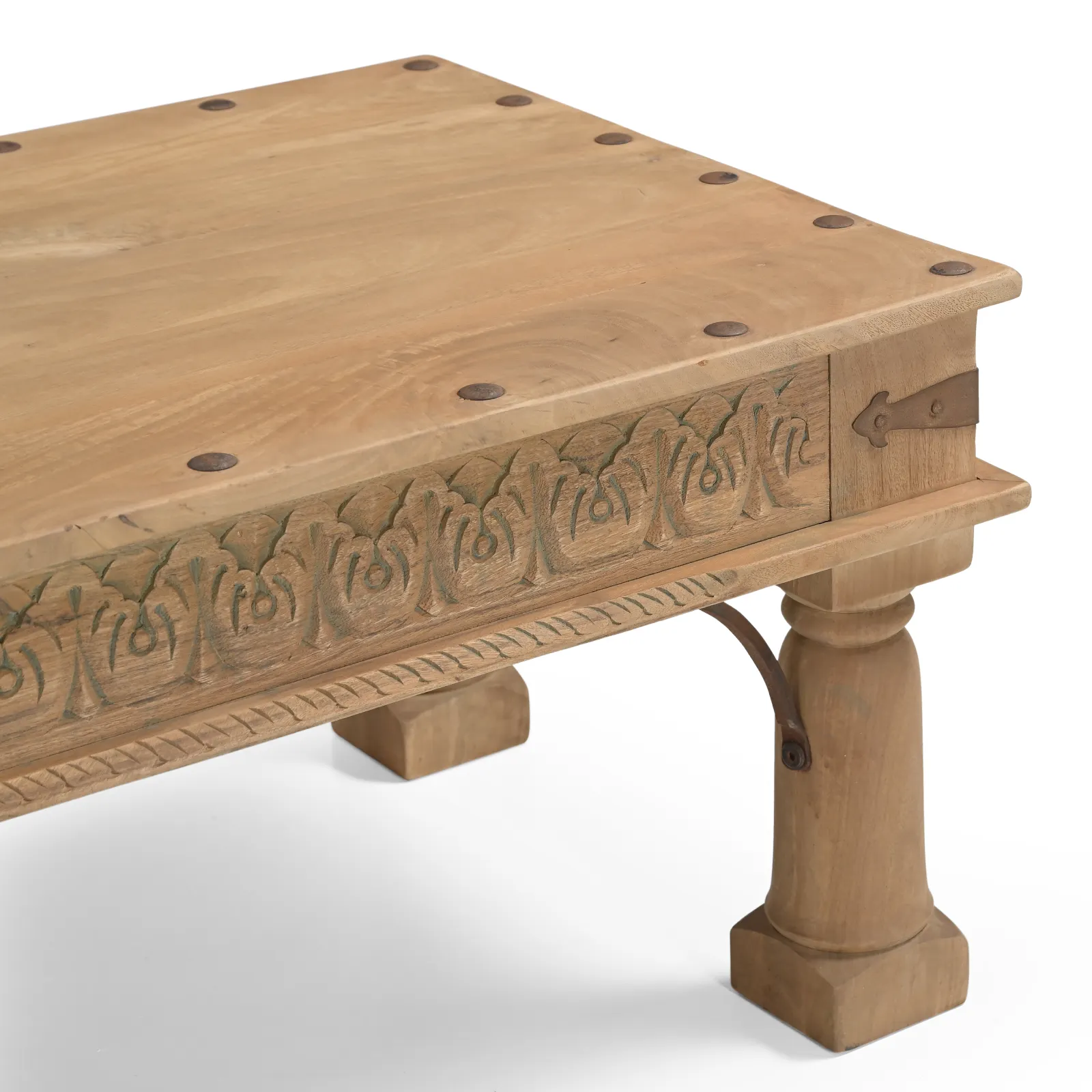 Mesa centro madera mango ANTIC - Imagen 4