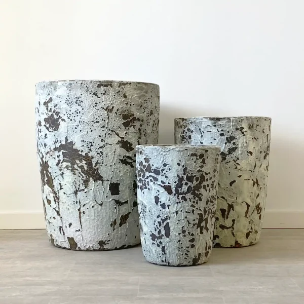 Set 3 maceteros terracota verde BLIST