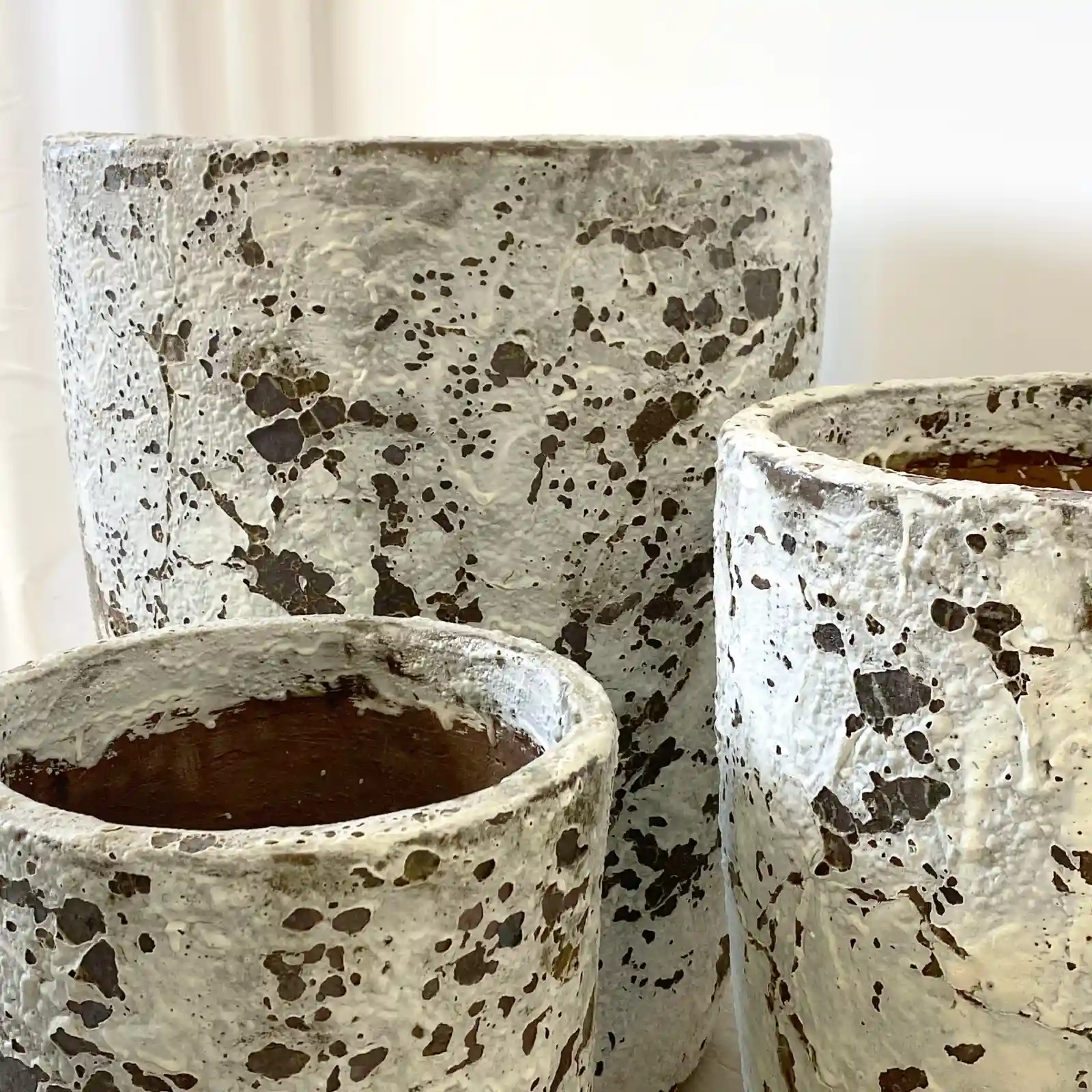 Set 3 maceteros terracota verde BLIST - Imagen 3