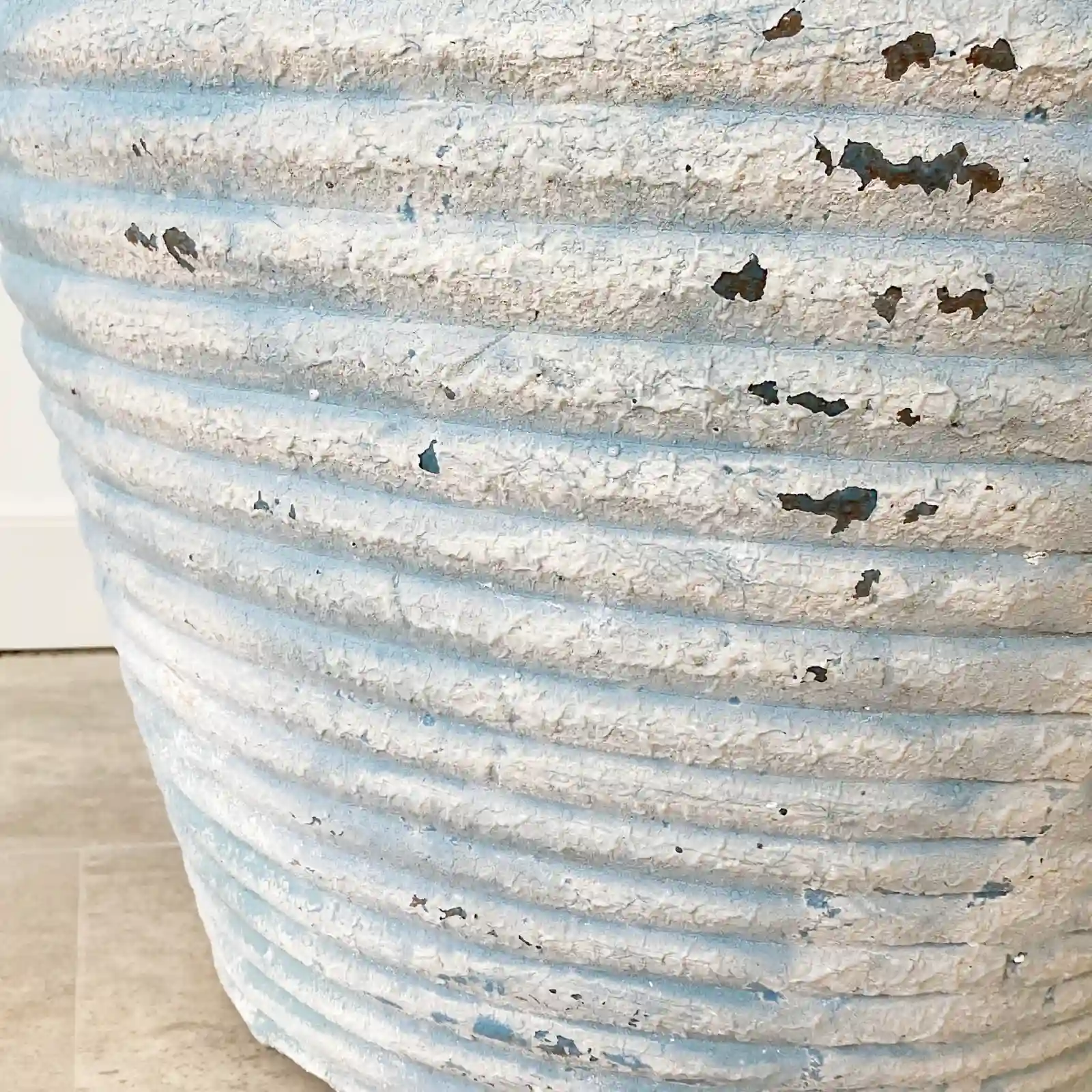 Macetero terracota azul ANTIC - Imagen 7