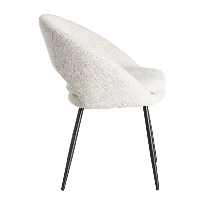 Set 2 sillas hierro crema VERA - Imagen 4