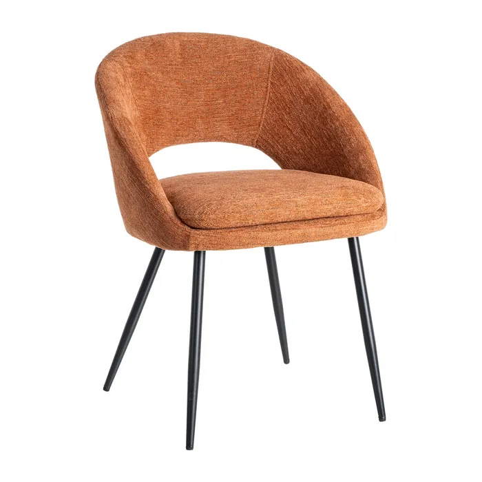 Set 2 sillas hierro calabaza VERA - Imagen 2