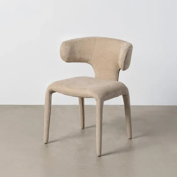 SET 2 SILLAS TAUPE TEJIDO