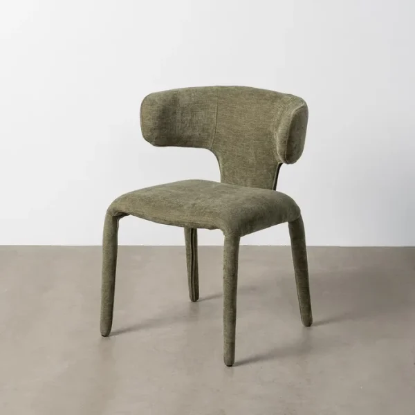 SET 2 SILLAS VERDE TEJIDO