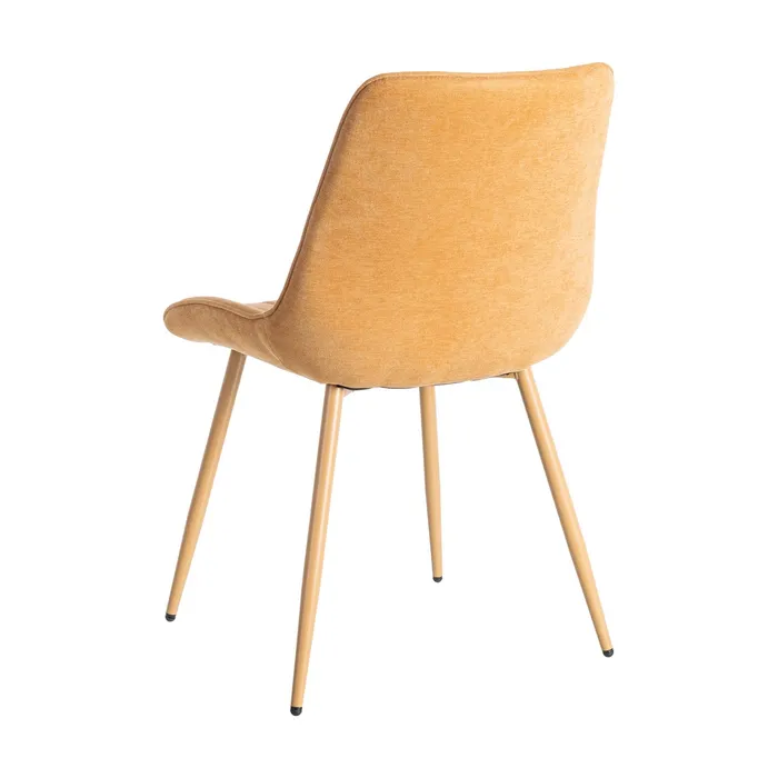 SET 2 SILLAS CAMEL TEJIDO-METAL - Imagen 5