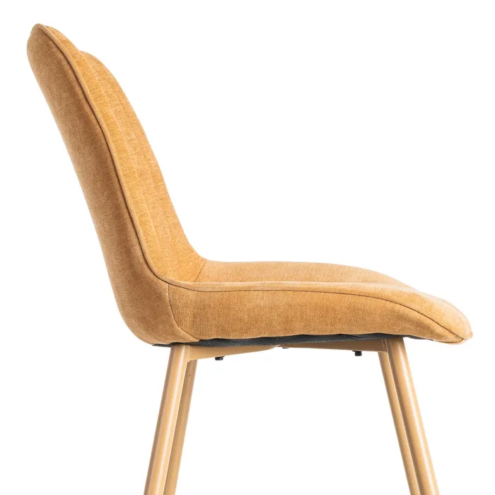 SET 2 SILLAS CAMEL TEJIDO-METAL - Imagen 7