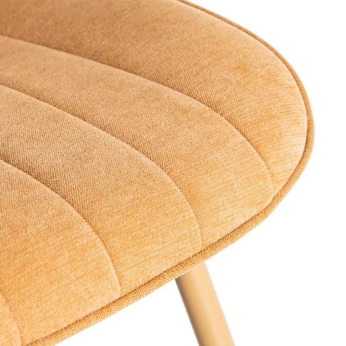 SET 2 SILLAS CAMEL TEJIDO-METAL - Imagen 11