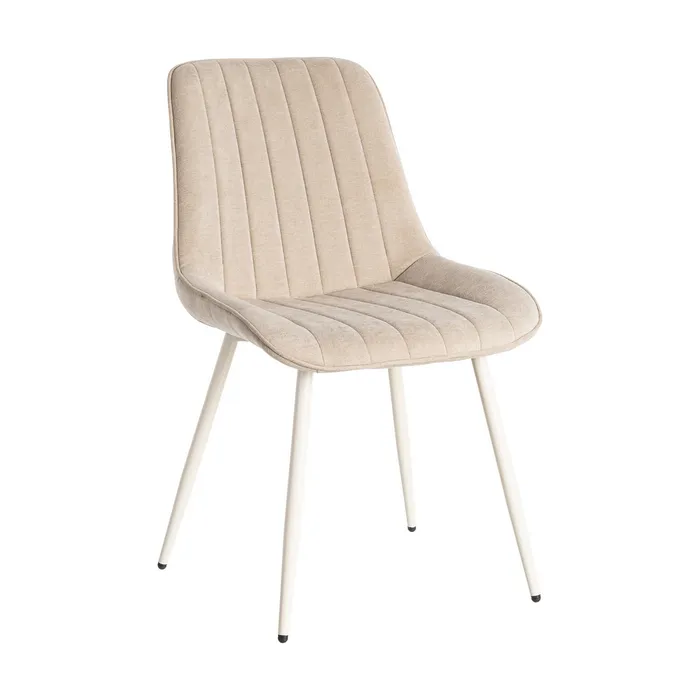 Set 2 sillas hierro beige NORA - Imagen 2