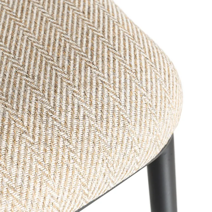 Set 2 taburetes metal beige SPIGA - Imagen 7