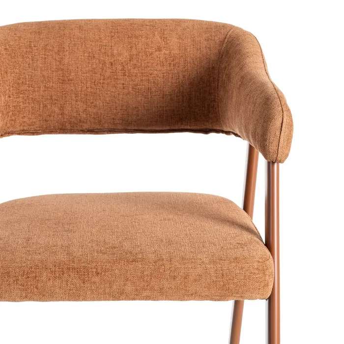 SET 2 SILLAS TEJA TEJIDO-METAL - Imagen 5