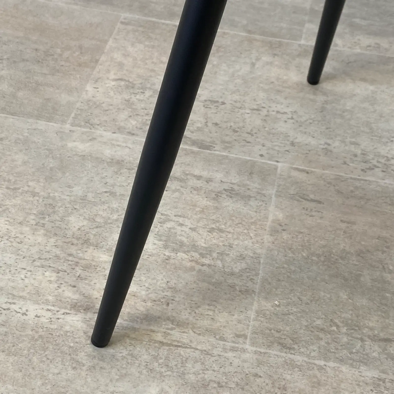 Set 4 sillas tela chenilla ocre SEVILLA - Imagen 7