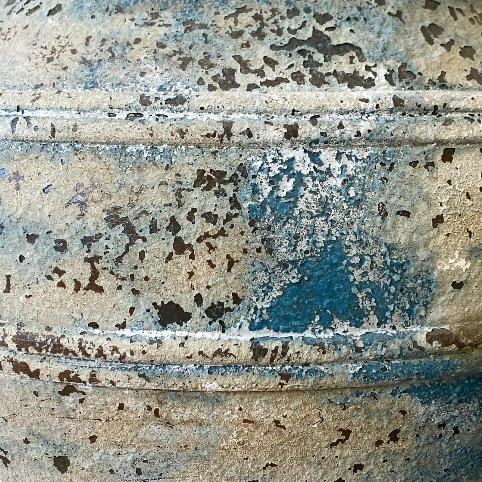 Set 2 maceteros terracota azul ANTIC - Imagen 7