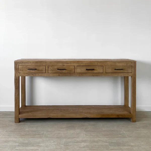 Consola recibidor (170cm) madera reciclada FORMENTERA