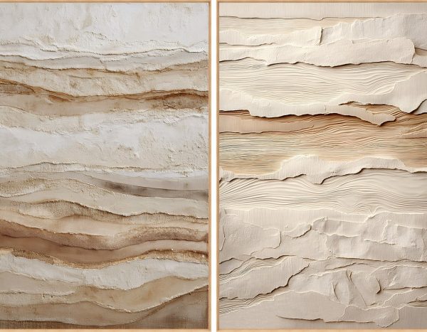 Set cuadros lienzo pintados a mano