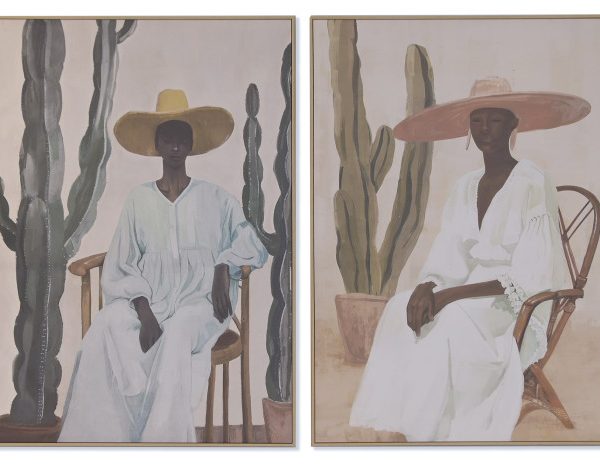 Set cuadros chica cactus