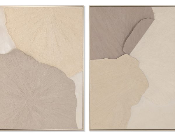 Set 2 cuadros lienzo modernos