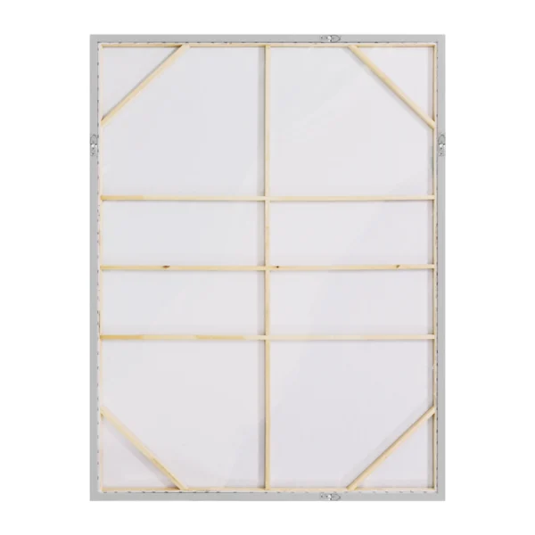 Cuadro beige verde relieve TELAS