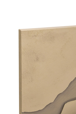 set 2 cuadro lienzo yeso 3D