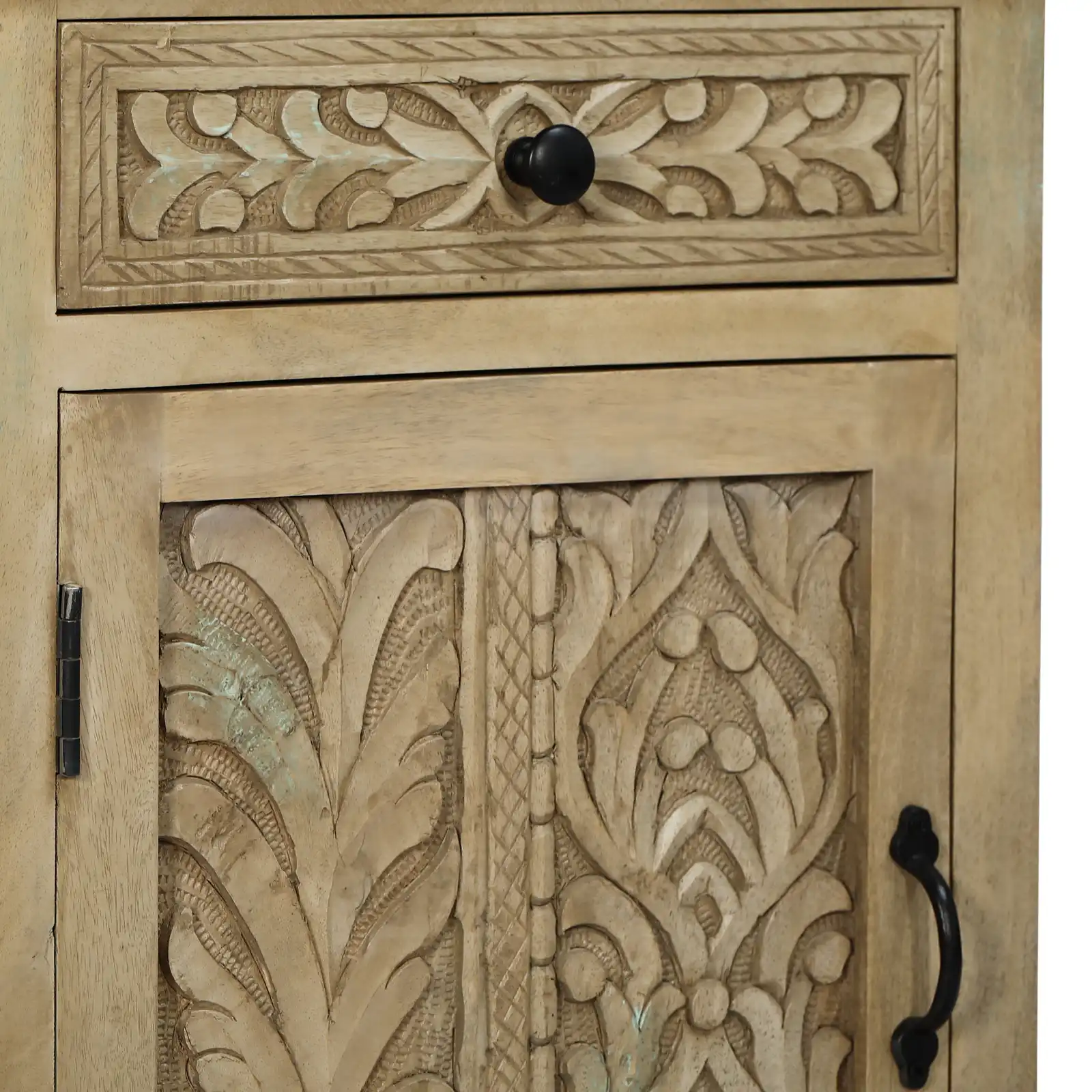 Mesita noche madera mango BANGALORE - Imagen 4