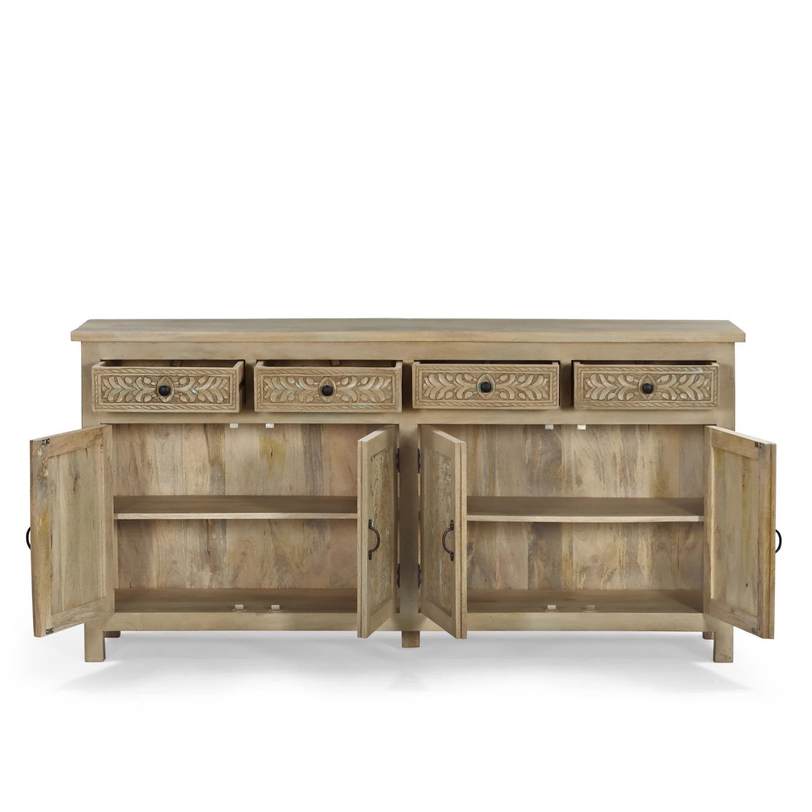 Aparador (180cm) madera mango BANGALORE - Imagen 3