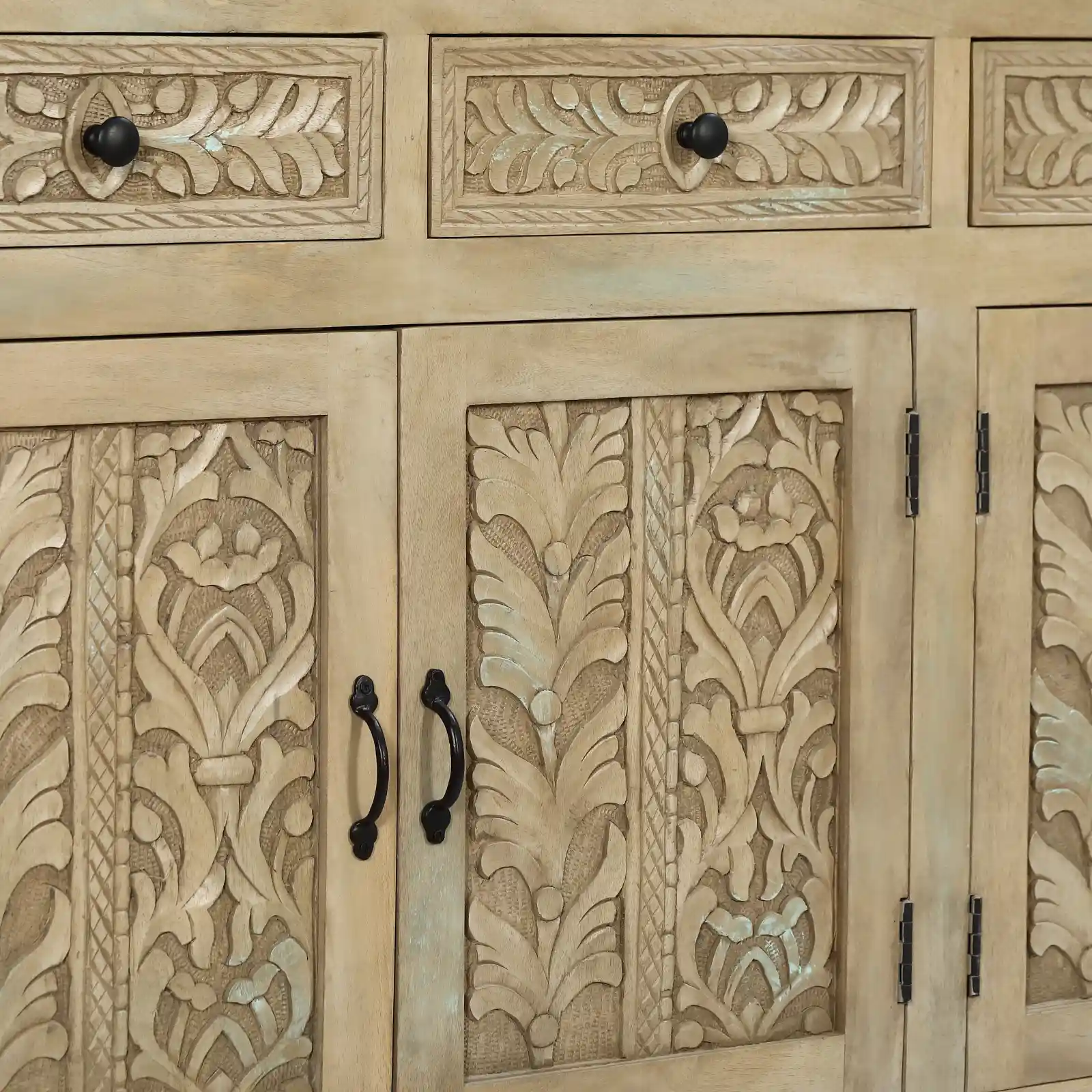 Aparador (180cm) madera mango BANGALORE - Imagen 5