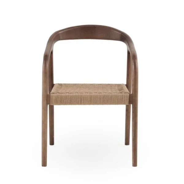 Pack 2 sillas comedor madera fresno nogal LENA