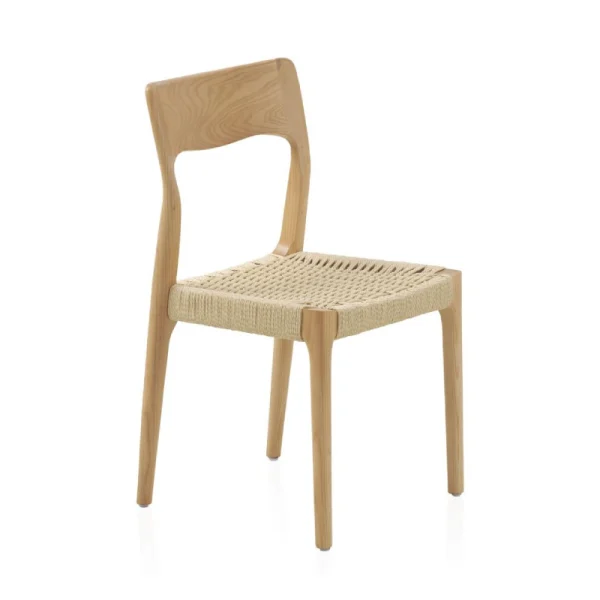 Pack 2 sillas comedor madera fresno natural SIRA