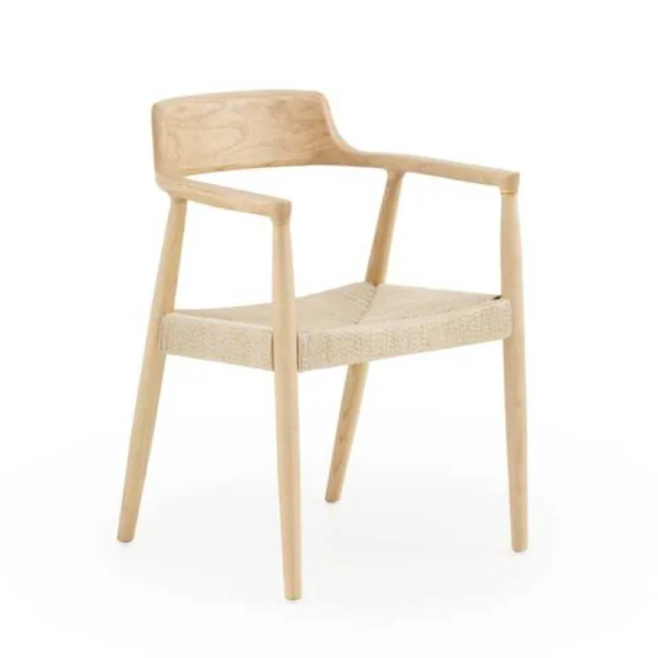 Pack 2 sillas comedor madera toon natural KAI