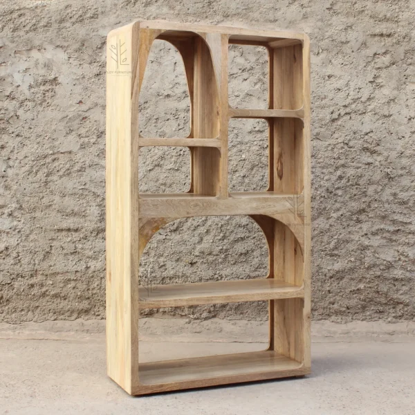 estantería madera reciclada