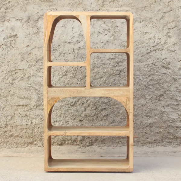 estantería madera reciclada