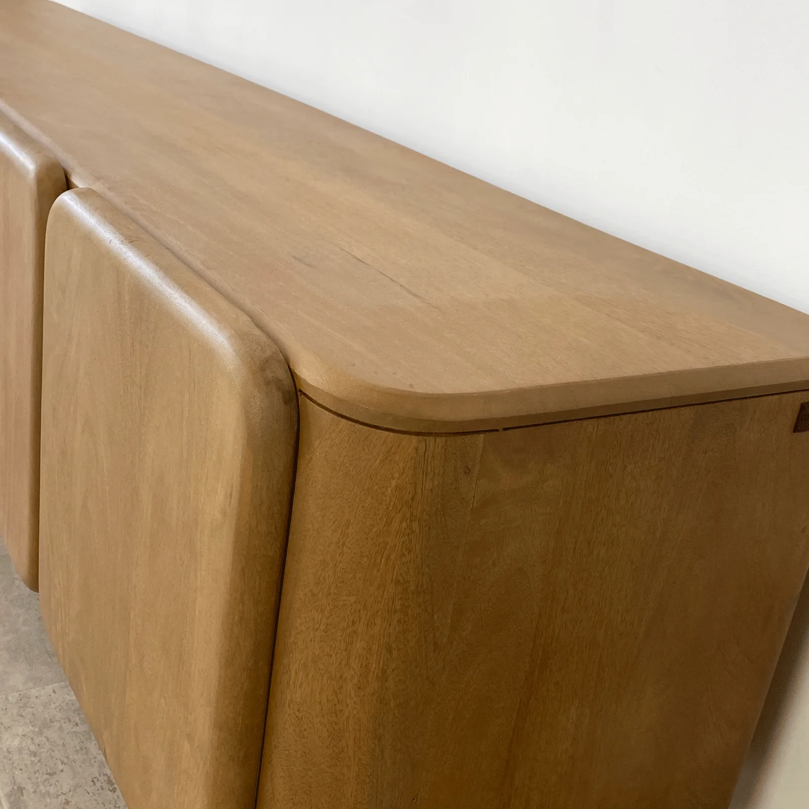 Mueble tv (215cm) madera mango CURVE - Imagen 8