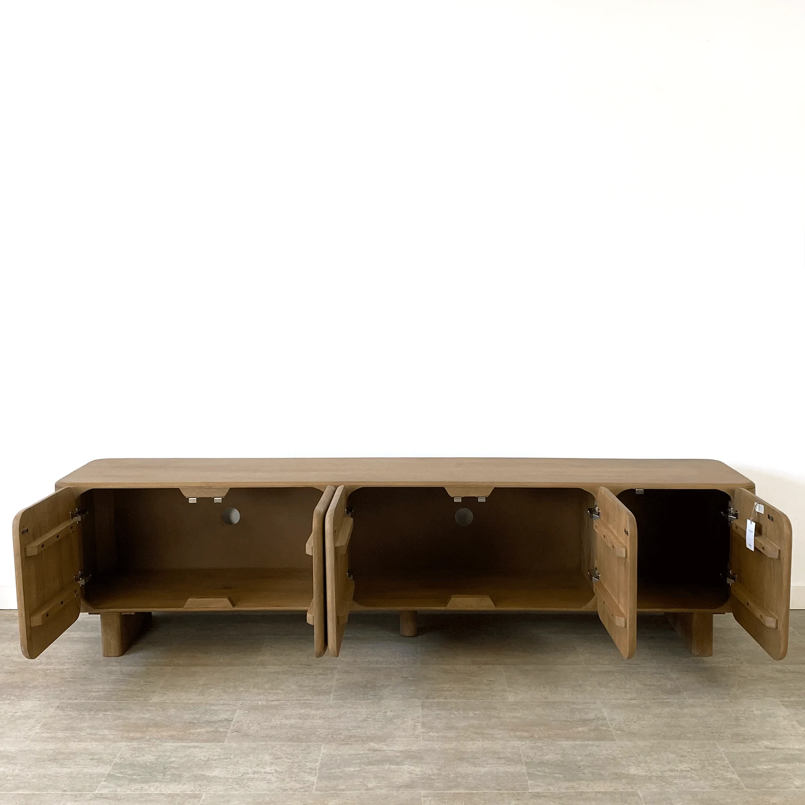 Mueble tv (215cm) madera mango CURVE - Imagen 5