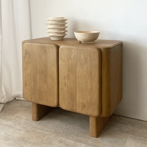 Aparador (80cm) madera mango CURVE